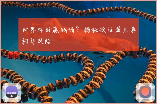 世界杯好赢钱吗?揭秘投注盈利真相与风险